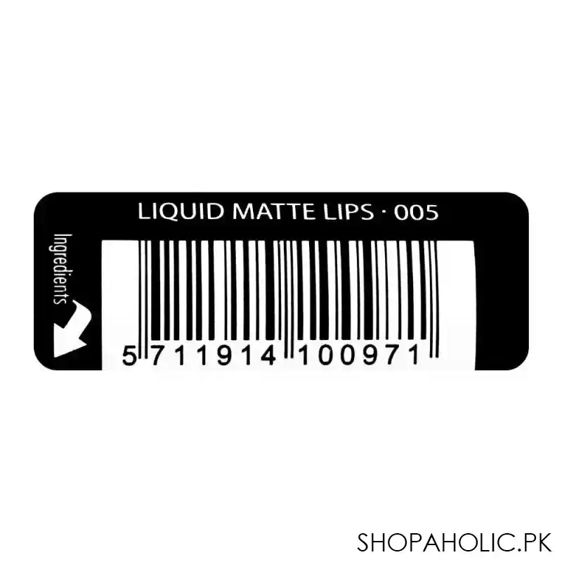 gosh liquid matte lips, 005 red carpet image4