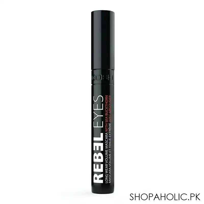 gosh rebel eyes long wear volume mascara, 001, black image2