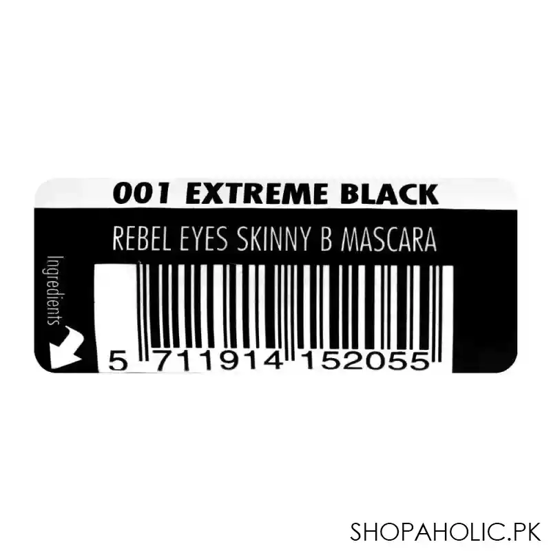 gosh rebel eyes skinny b precision mascara, 001 extreme black image3