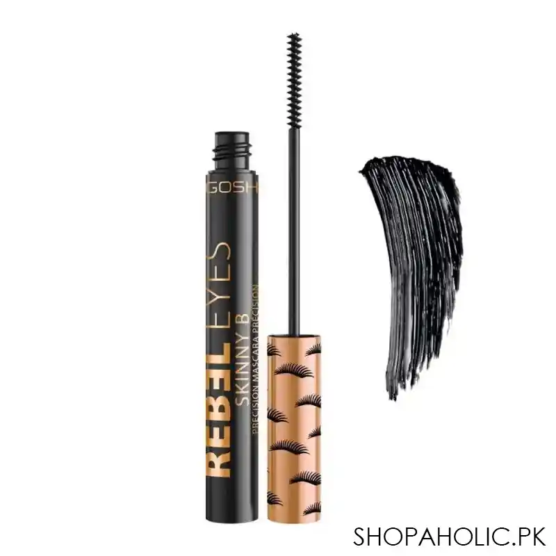 gosh rebel eyes skinny b precision mascara, 001 extreme black main image
