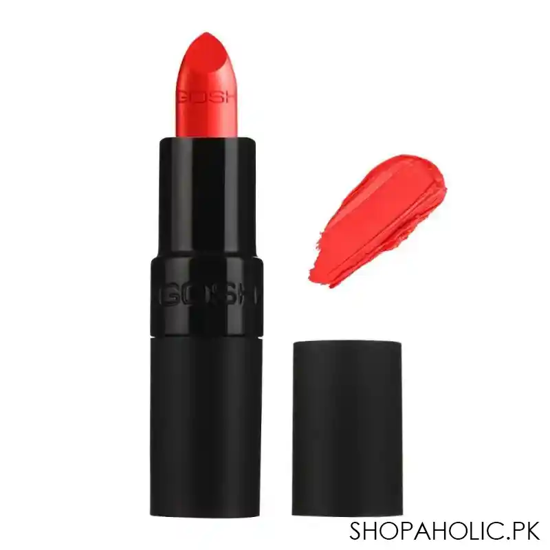 gosh velvet touch lipstick, 005 matt classic red main image