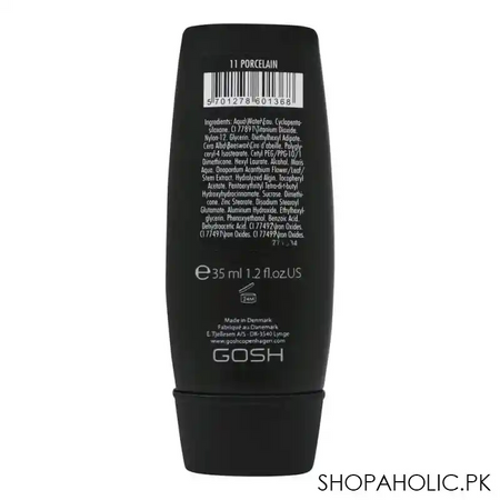 gosh x ceptional wear foundation, 11 porcelain, 35ml image2