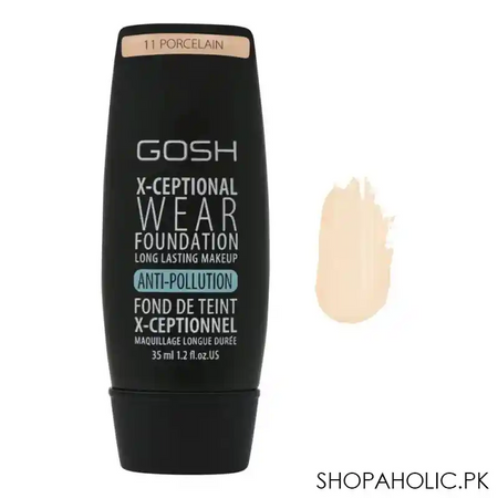 gosh x ceptional wear foundation, 11 porcelain, 35ml main image