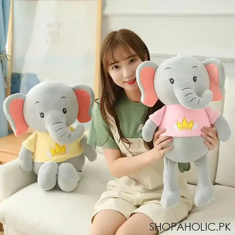 grey elephant doll toy image2