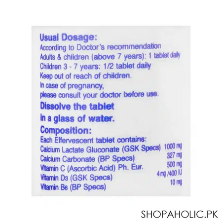 gsk cac 1000 plus mango, sugar free, 10 pack image4