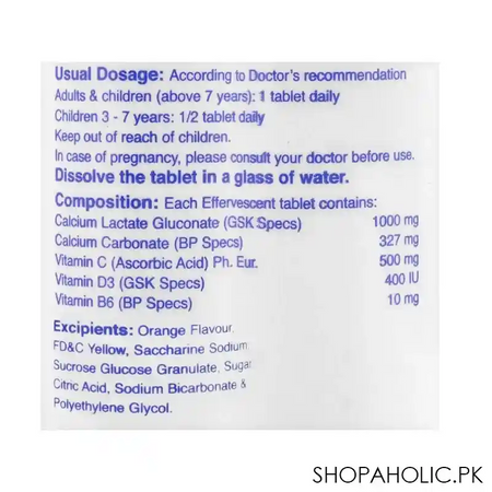 gsk cac 1000 plus orange, 20 pack image4