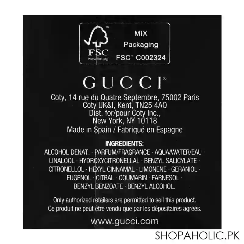 gucci flora gorgeous jasmine eau de parfum, for women, 100ml image2