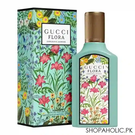 gucci flora gorgeous jasmine eau de parfum, for women, 100ml main image