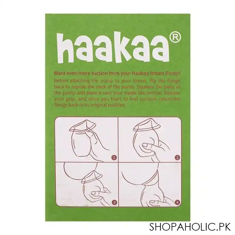 haakaa silicone breast pump & flower stopper set, gen. 1, gbhk020 w image5