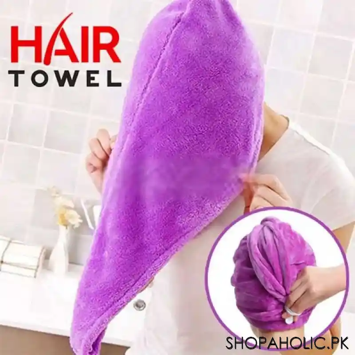 Hair Cap Towel - Main Image