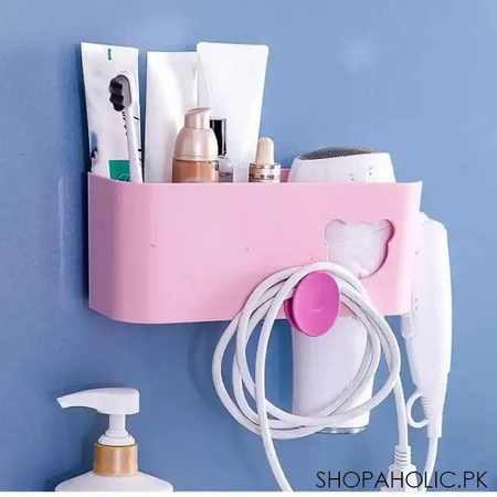 hair dryer bathroom storage rack image2