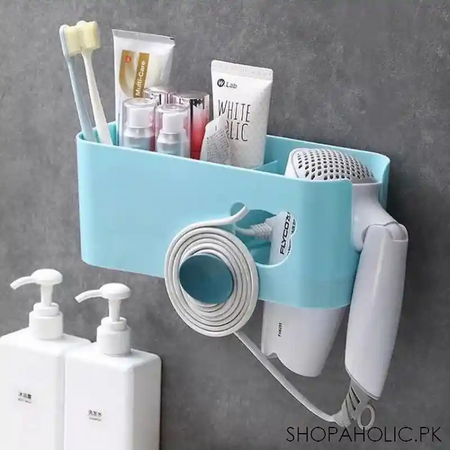 hair dryer bathroom storage rack image5