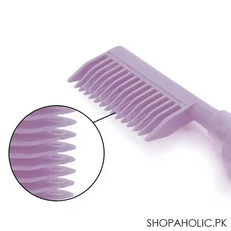 hair oil and hair dyeing coloring applicator bottle with comb image5