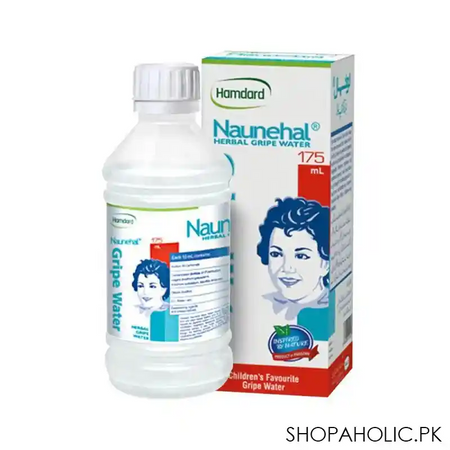 hamdard naunehal herbal gripe water, 150ml image2