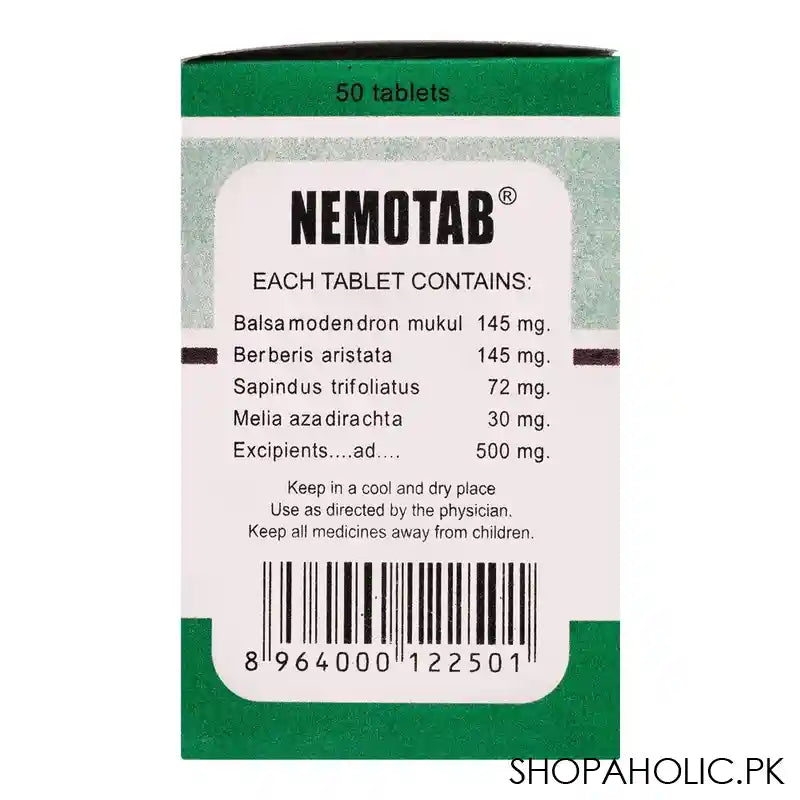 Nemo Tablet Buy Hamdard Nemotab 50 Tablets at Best Price in Pakistan – Shopaholic.pk