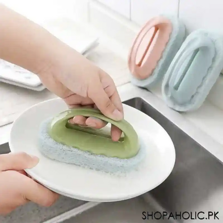 hand cleaning sponge brush image3