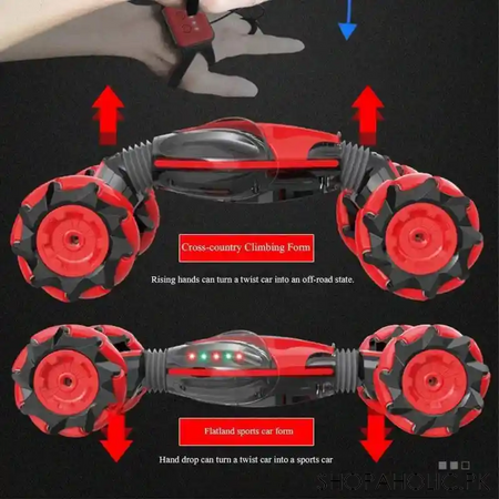 hand control rc stunt car with double sided gesture control toy gift for kids image6