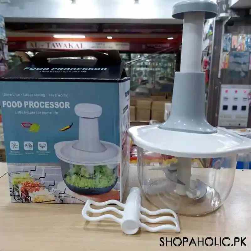 Hand Press Chopper With Beater 2L