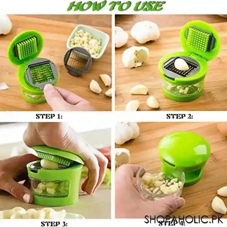 handy mini garlic and ginger chopper slicer image2