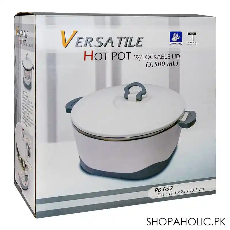 Happy Ware Hot Pot Green, 3500ml Capacity, SU-632 - Image 3