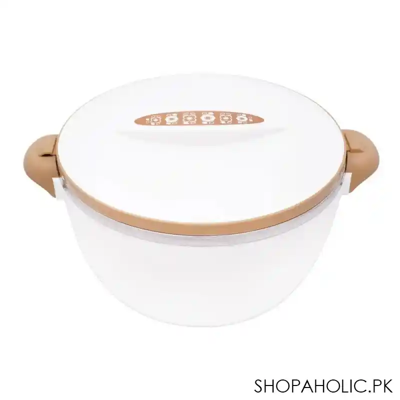 happy ware hot pot with lock, 21x16x12cm, 1000ml, beige, su 619 image2