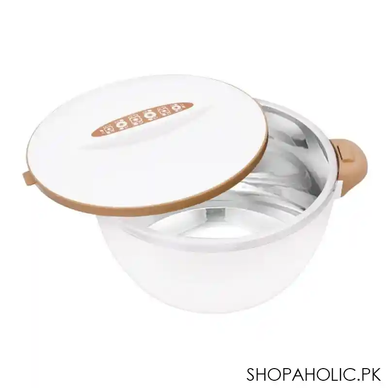 happy ware hot pot with lock, 21x16x12cm, 1000ml, beige, su 619 main image