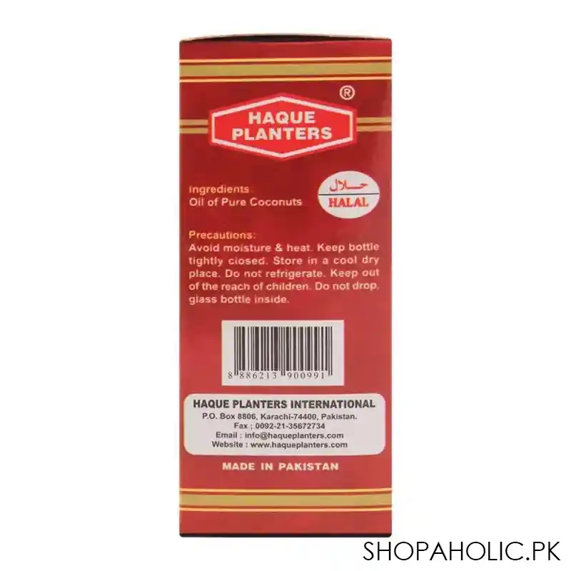 haque planters coconut oil, 130ml image4