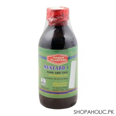 haque planters mustard oil, 125ml main image