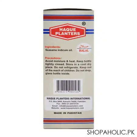 haque planters sesame seed oil, 125ml image4