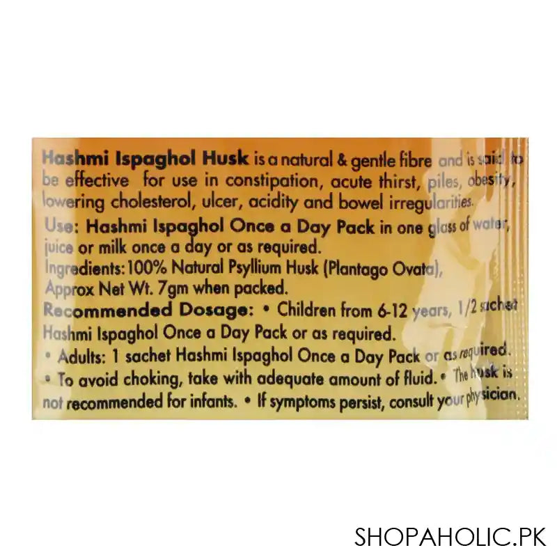 Hashmi Ispaghol Husk, Sachet, 7g - Image 3