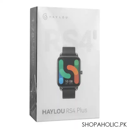 haylou men's haylou rs4 plus smart watch silver, ls11 image3