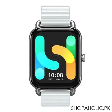 haylou men's haylou rs4 plus smart watch silver, ls11 main image