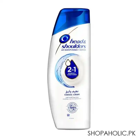 head & shoulders 2 in 1 classic clean anti dandruff shampoo + conditioner, 360ml main image