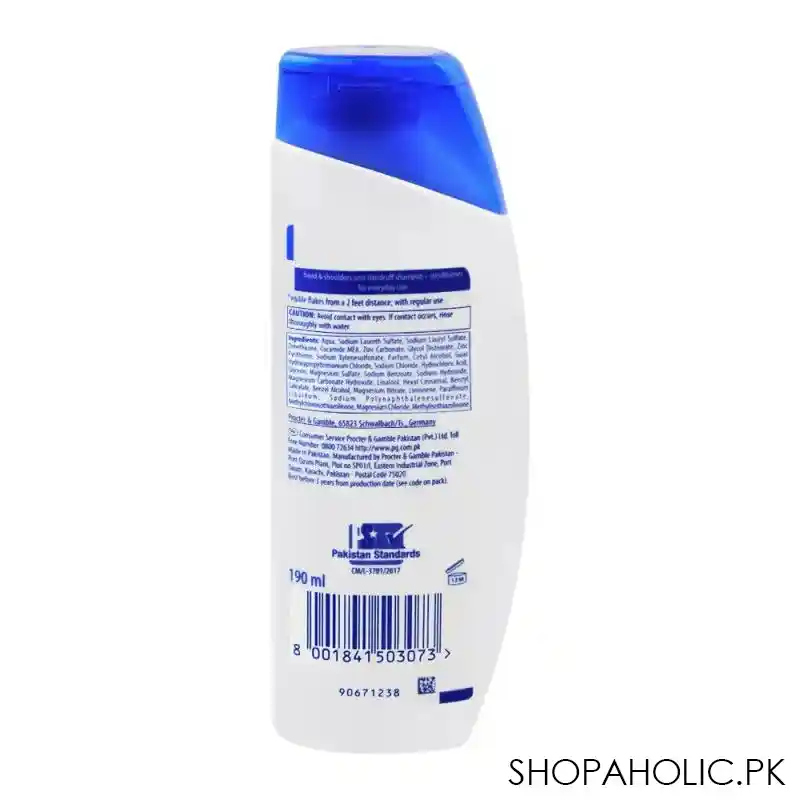 head & shoulders 2 in 1 smooth silky anti dandruff shampoo + conditioner, 190ml image2