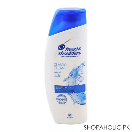 head & shoulders classic clean anti dandruff shampoo, for normal hair, 185ml main image