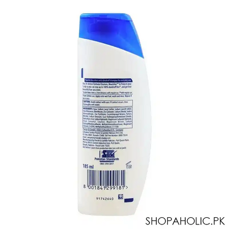 head & shoulders menthol refresh anti dandruff shampoo 185ml image2