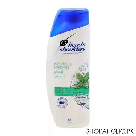 head & shoulders menthol refresh anti dandruff shampoo, 360ml main image