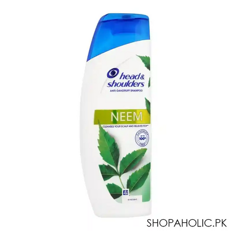 head & shoulders neem anti dandruff shampoo, 185ml main image