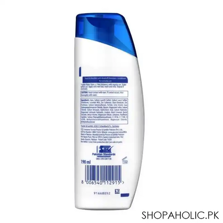 head & shoulders silky black 2 in 1 anti dandruff shampoo + conditioner, 190ml image2
