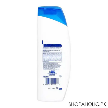 head & shoulders silky black 2 in 1 anti dandruff shampoo + conditioner, 360ml image2