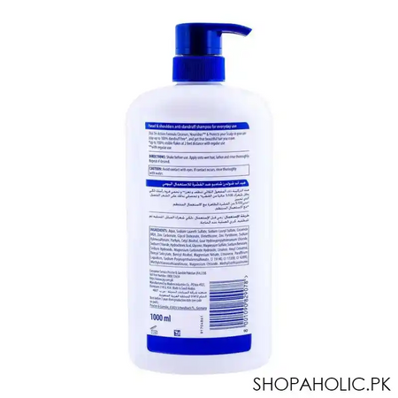 head & shoulders silky black anti dandruff shampoo 1000ml image2