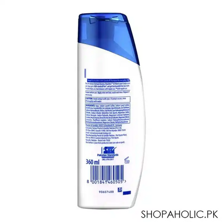 head & shoulders smooth & silky anti dandruff shampoo, 360ml image2