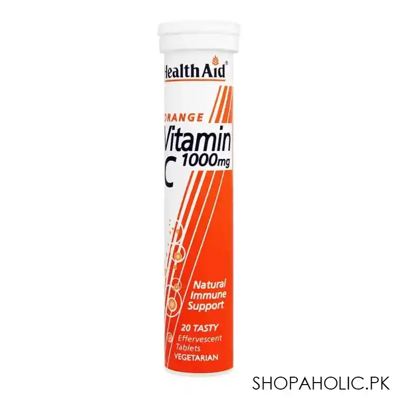 health aid orange vitamin c 1000mg, 20 tablets main image