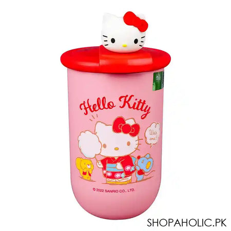 Hello Kitty Stainless Steel Thermos Cup Cute Water Bottle, Dark Pink, 380ml Capacity, B1234 - Main Image