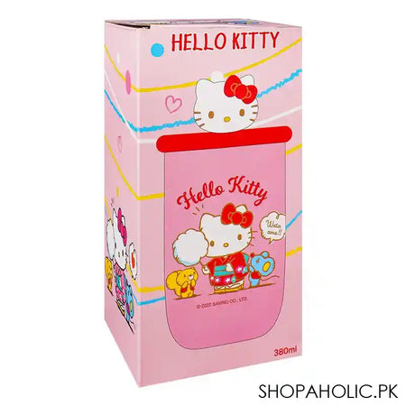 Hello Kitty Stainless Steel Thermos Cup Cute Water Bottle, Dark Pink, 380ml Capacity, B1234 - Image 3