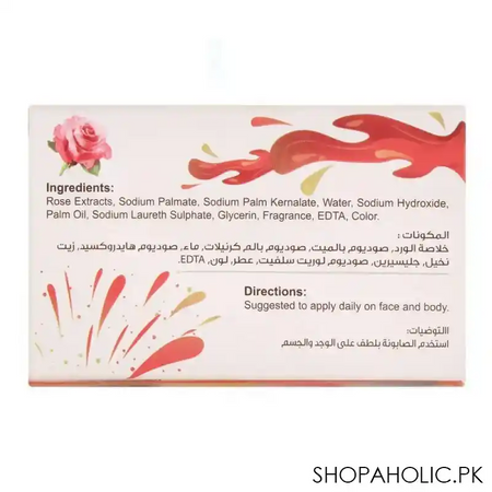 Hemani Herbal Rose Soap, 100g - Image 2