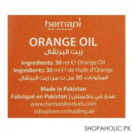 Hemani Orange Oil, 30ml - Image 4