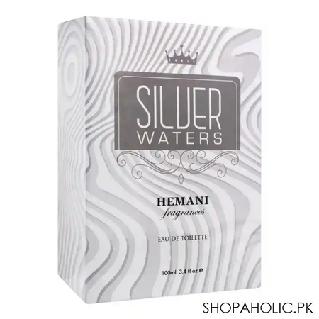 hemani silver waters, edt, fragrance for men, 100ml image2