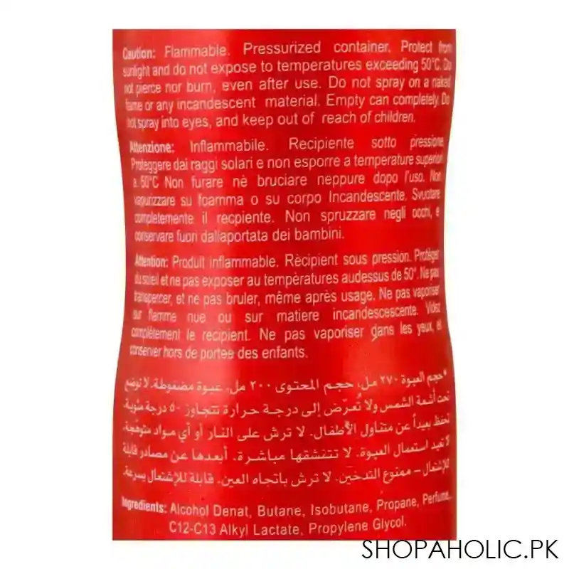 hemani vibes romantic body spray, 200ml image3