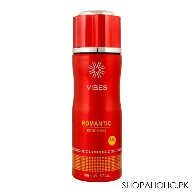 hemani vibes romantic body spray, 200ml main image